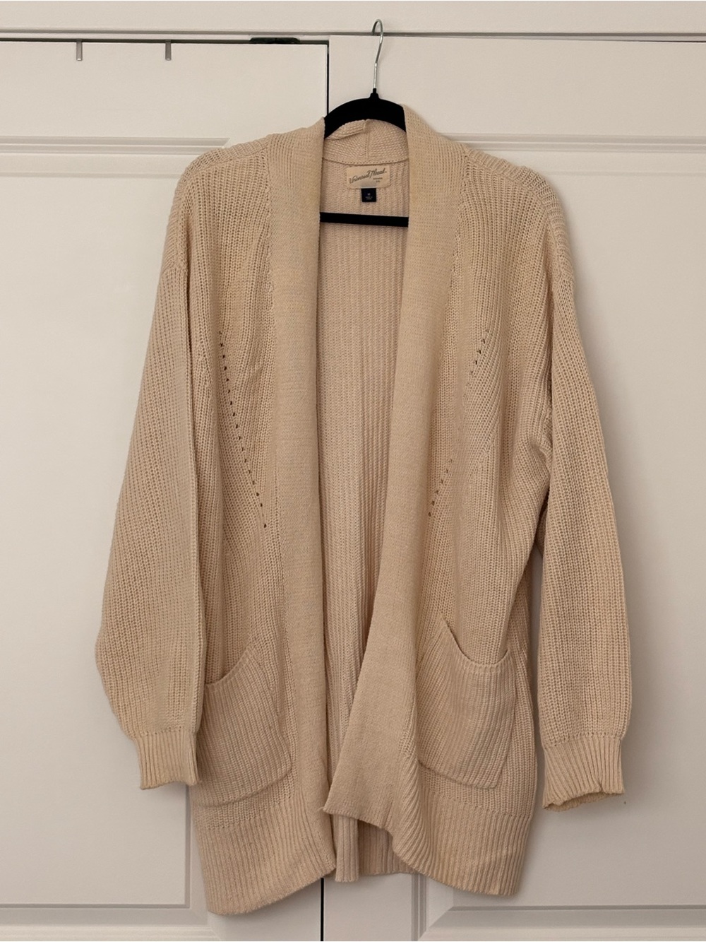 Universal Thread Cozy Open-Front Knit Cardigan Sweater - Beige